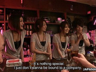 Japanese real old bag Anna Kirishima takes part concerning simmering orgy competition