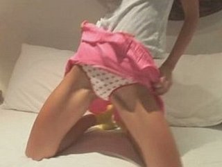 私の超薄型の女の子からかいクソ熱い体