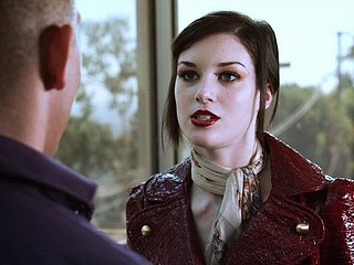 Stoya se presiona contra una ventana y tomar por el culo