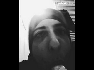 Marokkanische Hijabi Blasen Kehlenfick