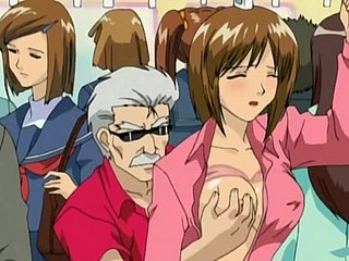 Uncensored Hentai - Zerschlagung öffentlichen Fick in der U-Bahn