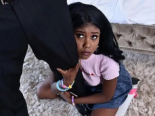 babá Preto recebe masturbando pescados - pornô preto