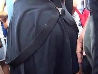 otobüste Güzel kıç