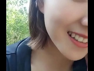 Chiński Twitter Dziewczyna Outdoor Sex 2