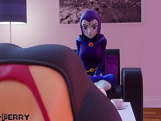 الغراب Y Starfire Animacion Futa