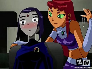 Teen Titans: Cyborg трахает Jinx
