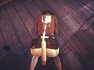 [Ataque ao Titan] POV Você encontrou Mikasa no prohibition (pornô 3D 60 fps)