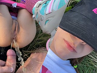 Oh no! He peed approximately Barbie's ass - PISS approximately ASS