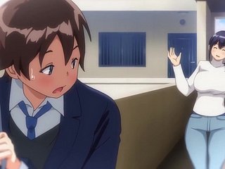 Hentai Milf verführte einen Teenager und bekam einen Creampie aus seinem Schwanz