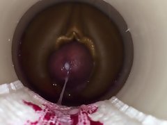 정액 캠 사람에 의해 흥분