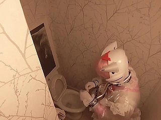 Pulizia del gioco di respirazione del casco Eva down PVC trasparente Chibi Sputnik