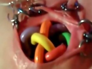 Sangat Aneh Pierced vagina Pemasangan Mama