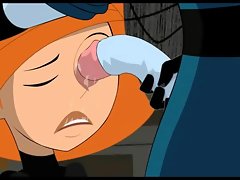 dr. Drakken rejestruje dwa possibles Kim i ich twarz pieprzy