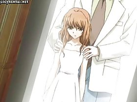Correct gadis hentai menunggu untuk mendapatkan zakar