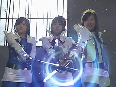 our heroines suitably their powers up get dicks