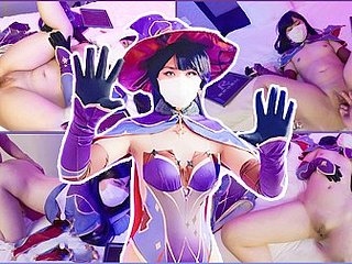 Mona von Genshin Impact stimmt dem Glaze für Erwachsene zu, weil sie wirklich etwas Mora braucht!