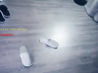 Wenxuan Tanhua Spin Huang, seksowna dziewczyna w czarnym ubraniu, uprawia seks z długimi nogami 3