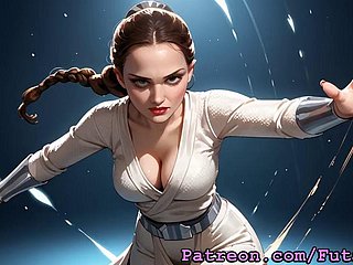 Futanari padme amidala masturbacja