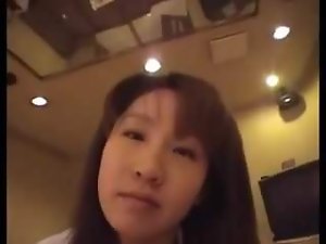Asian cooky pisses with an increment of farts beyond a guys load of shit