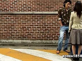 Grotesque Korean sponger gets alongside have sexual intercourse hot Korean chick