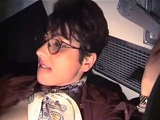 電車でフレンチMILF