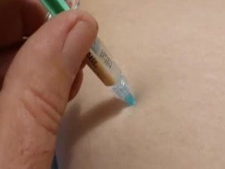 医療のお尻のお尻の注入