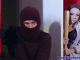 Housewife Assfucked By A Midnight Burgl