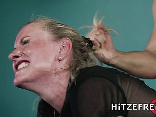 Hitzefrei Blonde German Milf Fucks A Yo