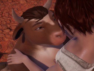 Amoral Restrict - Menunggang Perempuan Minotaur baru [Tali x Max]