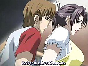 Красивый аним ИФ получает 2 петухов сосать и ебать - Hentai Threesome