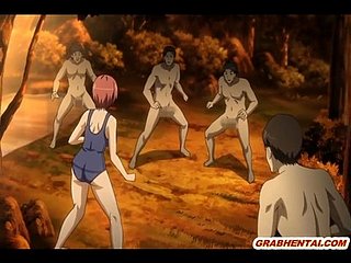Virgin hentai badpak hete gangbang