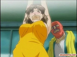 توتن کے ساتھ پابندی hentai اس bigboobs نچوڑا جاتا ہے