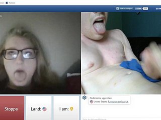 Chatroulette - девушка разочарован, потому что я не сделал лицевой