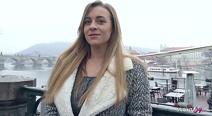 GERMAN SCOUT - BIG NATURAL TITS TEEN JOSEPHINE FUCK AT REAL PICKUP CASTING FOR CASH