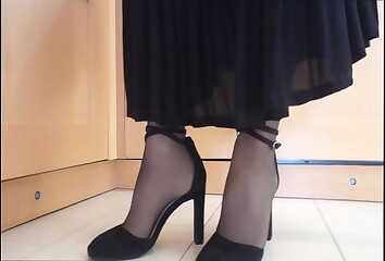 Retro suspenders & stockings