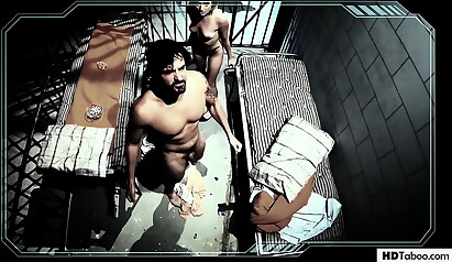 Eliza Jane fucking to get out of the psycho cage